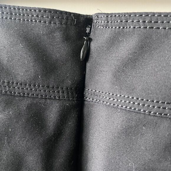 White House Black Market Skirt Womens 8 Black Perfect Form Pencil Lined Office - Picture 3 of 12